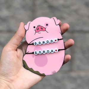 Dúo Pulseras cerdito.