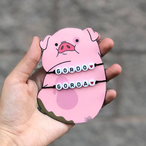 Dúo Pulseras cerdito.