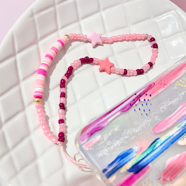 Strap celular pink.