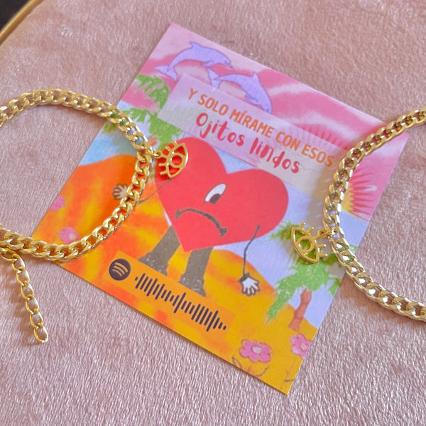 Dúo pulseras ojo.