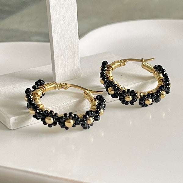 Arracadas black.