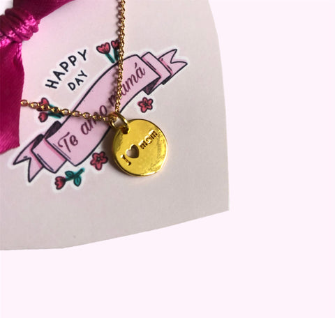 Collar I ❤️ Mom.