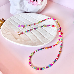 Strap lentes y cubrebocas colores.