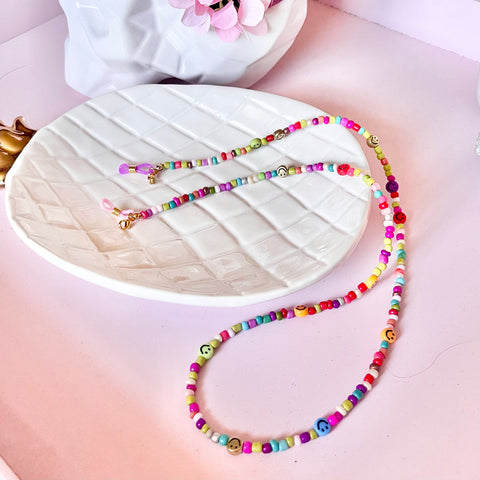 Strap lentes y cubrebocas colores.