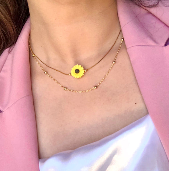 Collar Girasol cardano.
