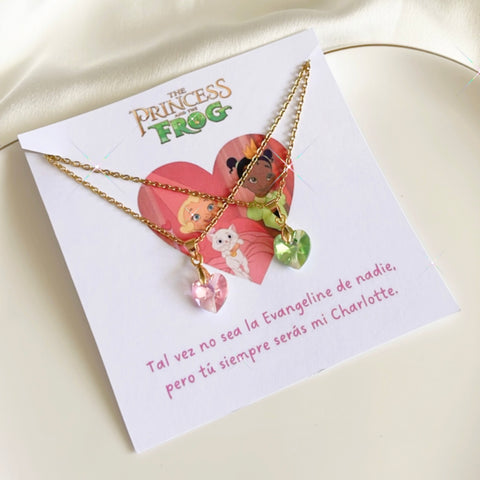 Dúo rosa y verde.