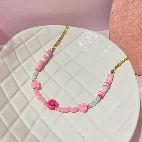 Collar Fimos Pink.