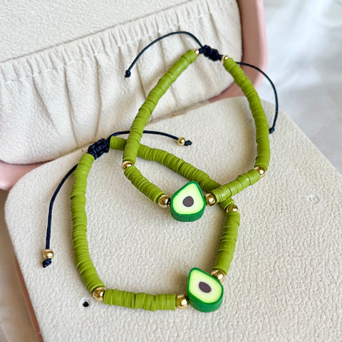 Pulsera aguacate.